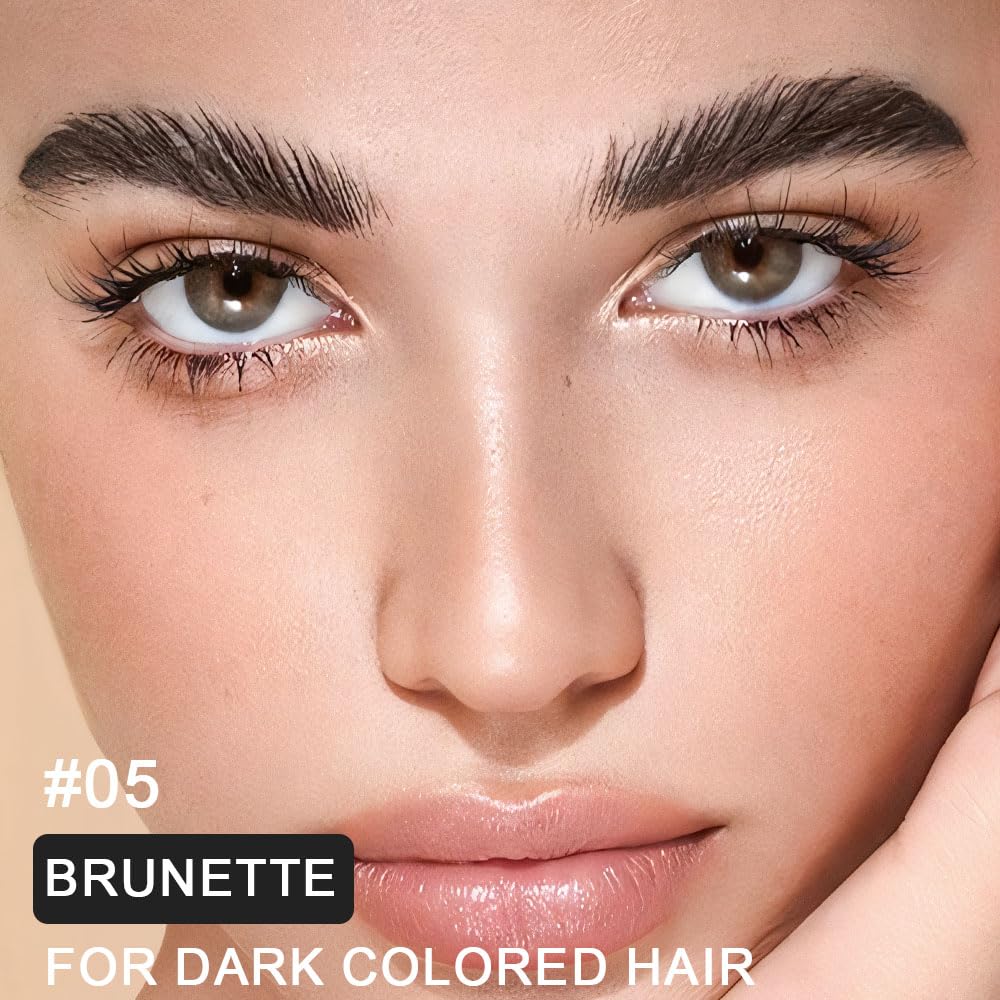 Kaely 2Pcs Eyebrow Gel Waterproof,Longwear Tinted Eye Brow Mascara,Eyebrow Color Makeup kit,maquillaje gel para cejas a prueba de agua,Long Lasting Eyebrows Vegan cosmetics,05 Brunette