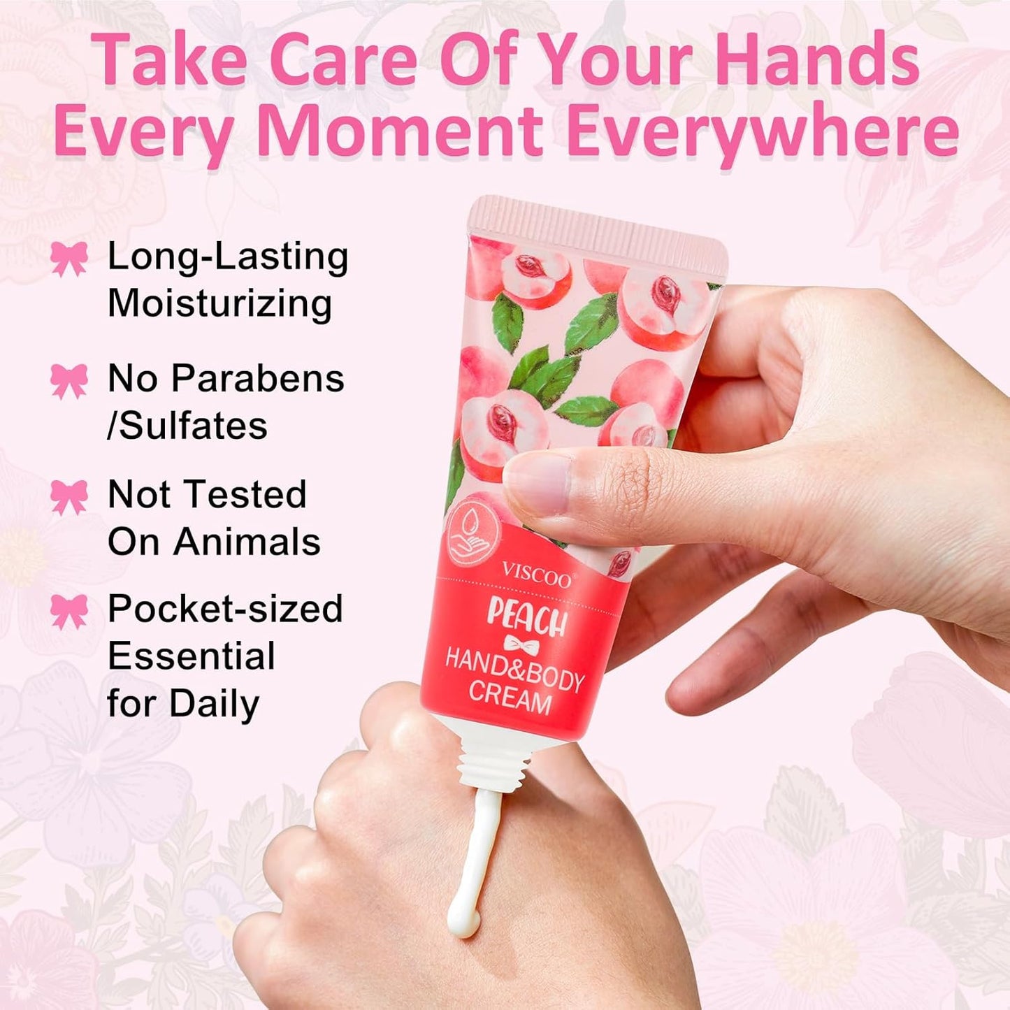 8 Pack / 4 Sets Lip Balm and Hand Cream Gifts for Women, Bridal Shower Gifts, Bridal Wedding Favors for Guests, Baby Shower Gifts for Guests, Thank You Gifts, Party Favors, Birthday Gifts