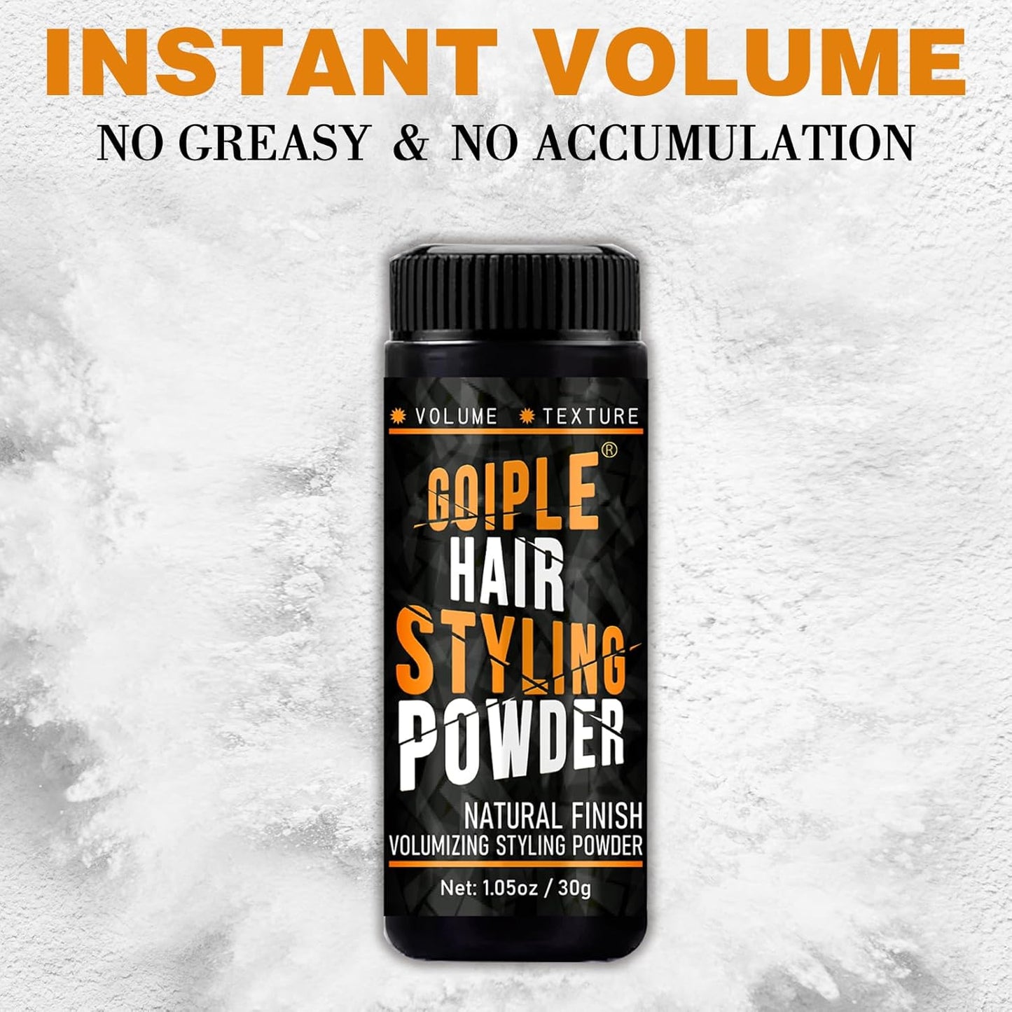 Matte Clay Firm Hold Hair Clay for Men Water Based & Hair Styling Powder for Natural Finish Volumizing & Texturizing Hair Powder & Sea Salt Spray for All Hair Adds Instant Thickness Light Hold (3PCS)